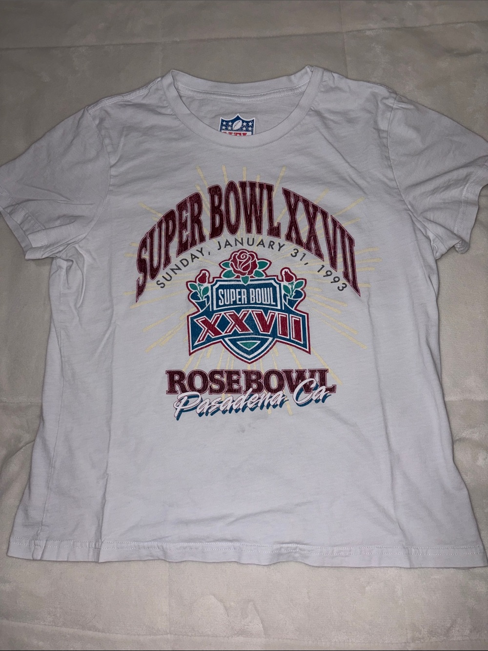 Super Bowl XXVII Women’s Vintage Graphic Tee